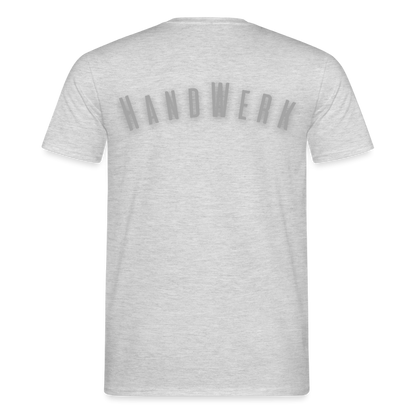 Unisex T-Shirt "Handwerk" Grau meliert Männer T-Shirt {{ color }}