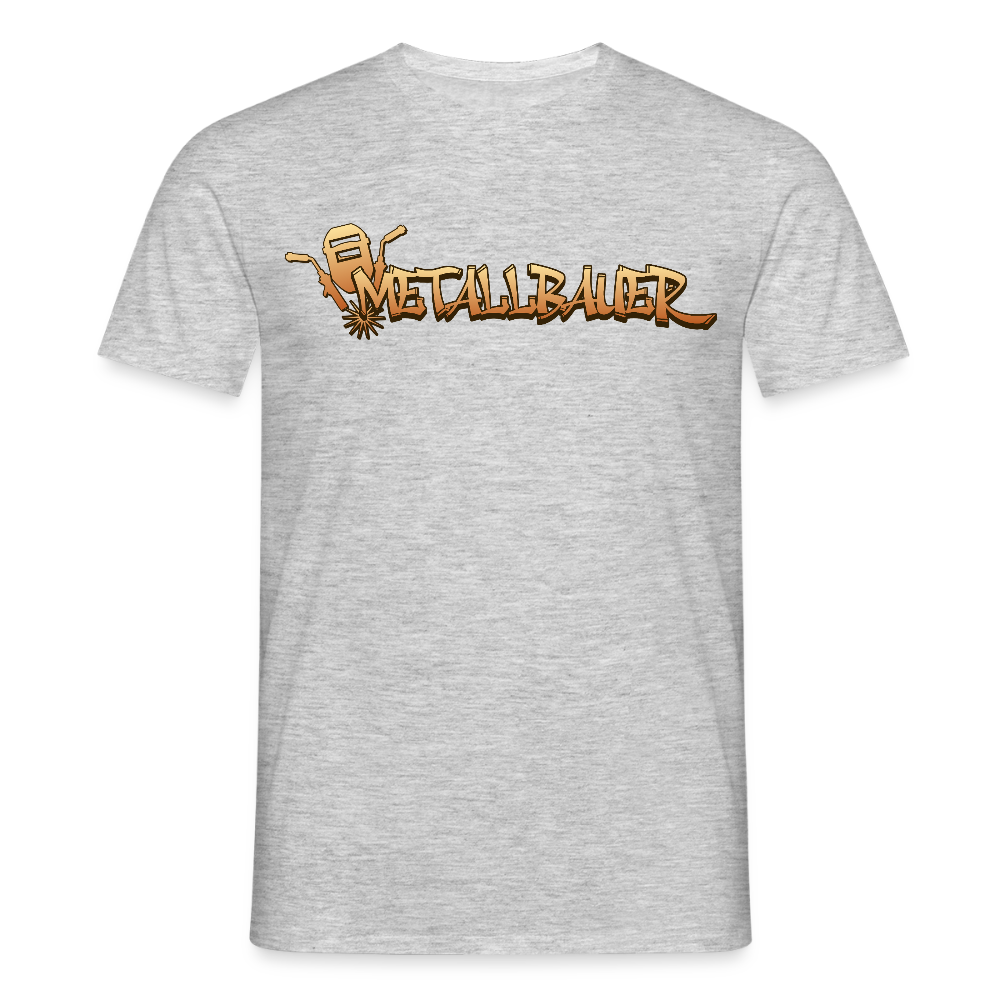 Unisex T-Shirt "Metallbauer" Grau meliert Männer T-Shirt {{ color }}