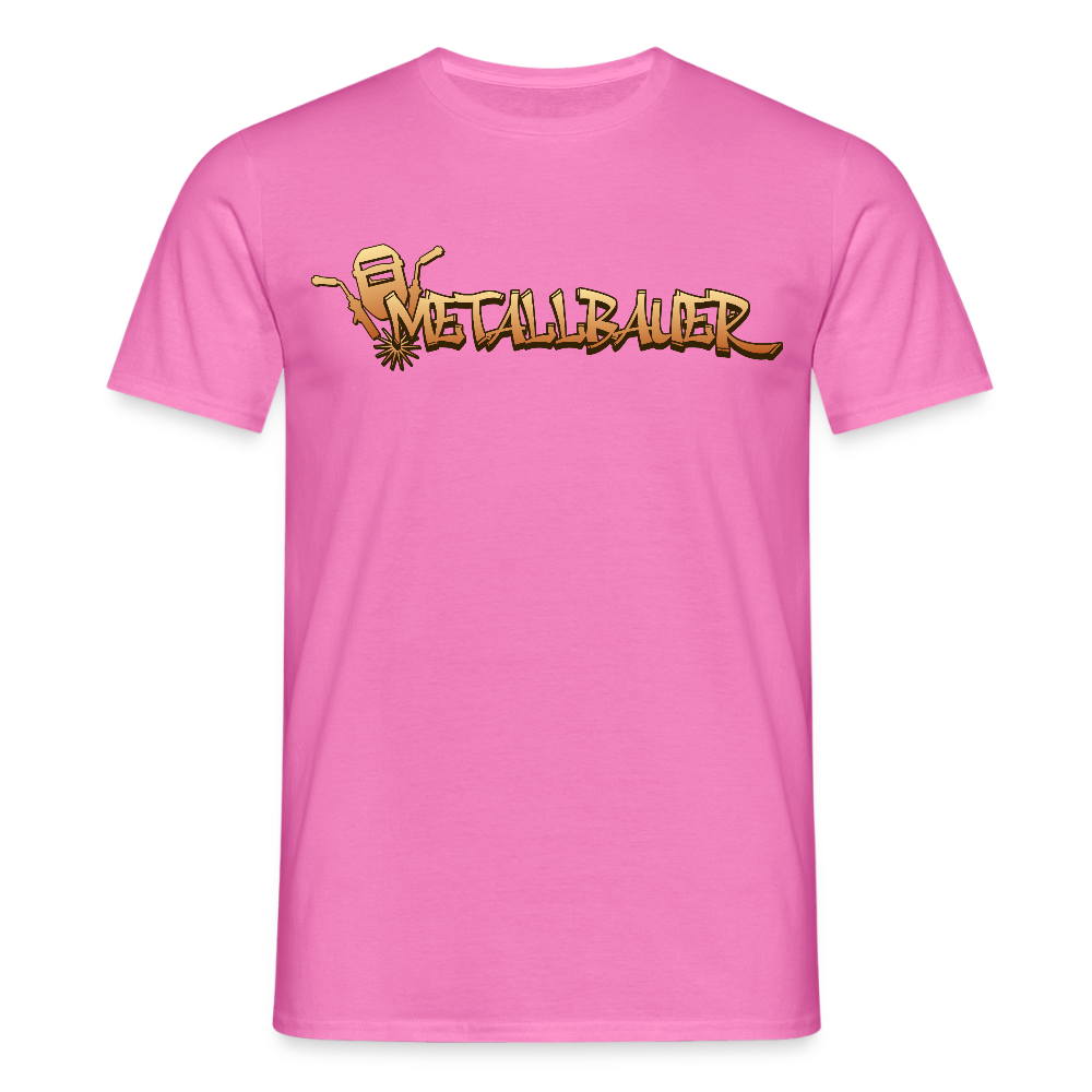 Unisex T-Shirt "Metallbauer" Pink Männer T-Shirt {{ color }}