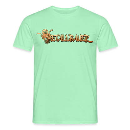 Unisex T-Shirt "Metallbauer" Mintgrün Männer T-Shirt {{ color }}