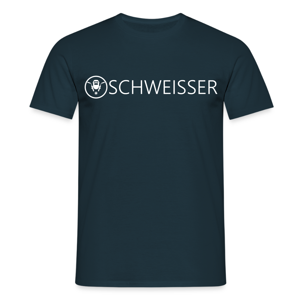 Unisex T-Shirt "Schweisser" Navy Männer T-Shirt {{ color }}