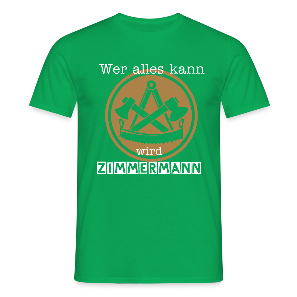 Unisex T-Shirt "Zimmermann" Kelly Green Männer T-Shirt {{ color }}