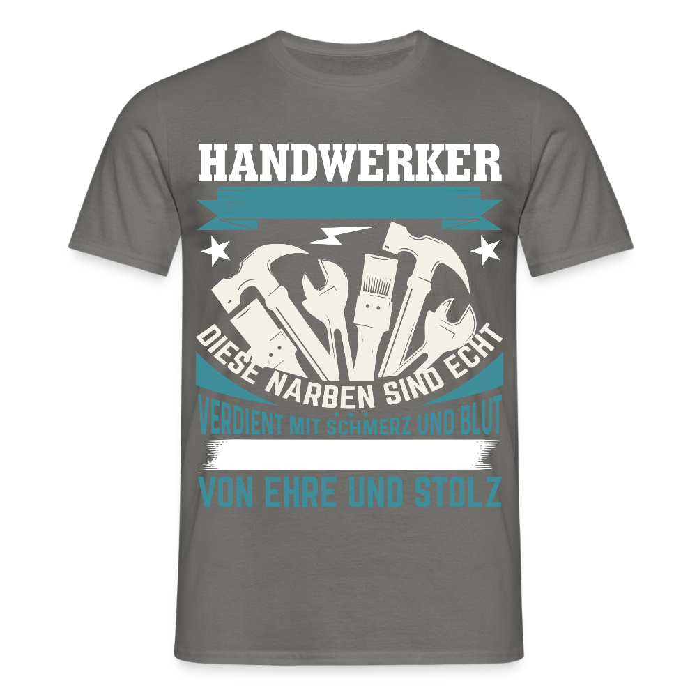 Unisex T-Shirt "Handwerker" Graphit Männer T-Shirt {{ color }}
