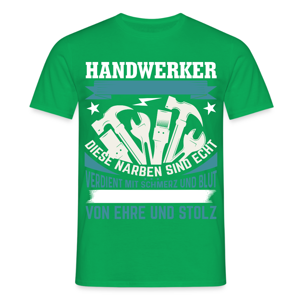 Unisex T-Shirt "Handwerker" Kelly Green Männer T-Shirt {{ color }}