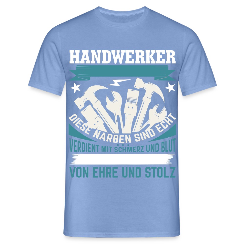 Unisex T-Shirt "Handwerker" carolina blue Männer T-Shirt {{ color }}