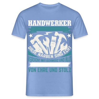 Unisex T-Shirt "Handwerker" carolina blue Männer T-Shirt {{ color }}