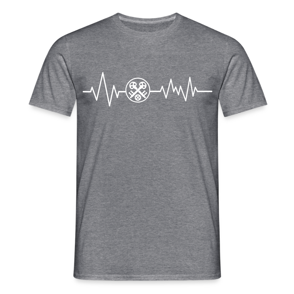 Unisex T-Shirt "Schlosser" Graphit meliert Männer T-Shirt {{ color }}