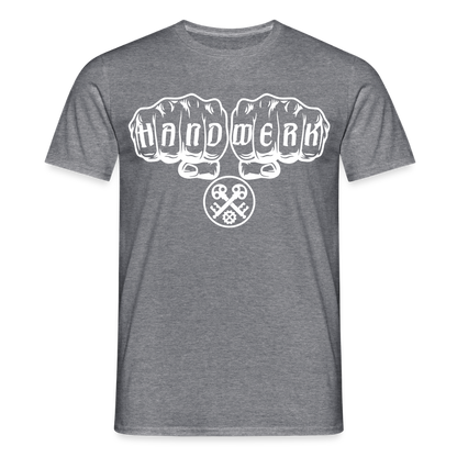 Unisex T-Shirt "Schlosser" Graphit meliert Männer T-Shirt {{ color }}