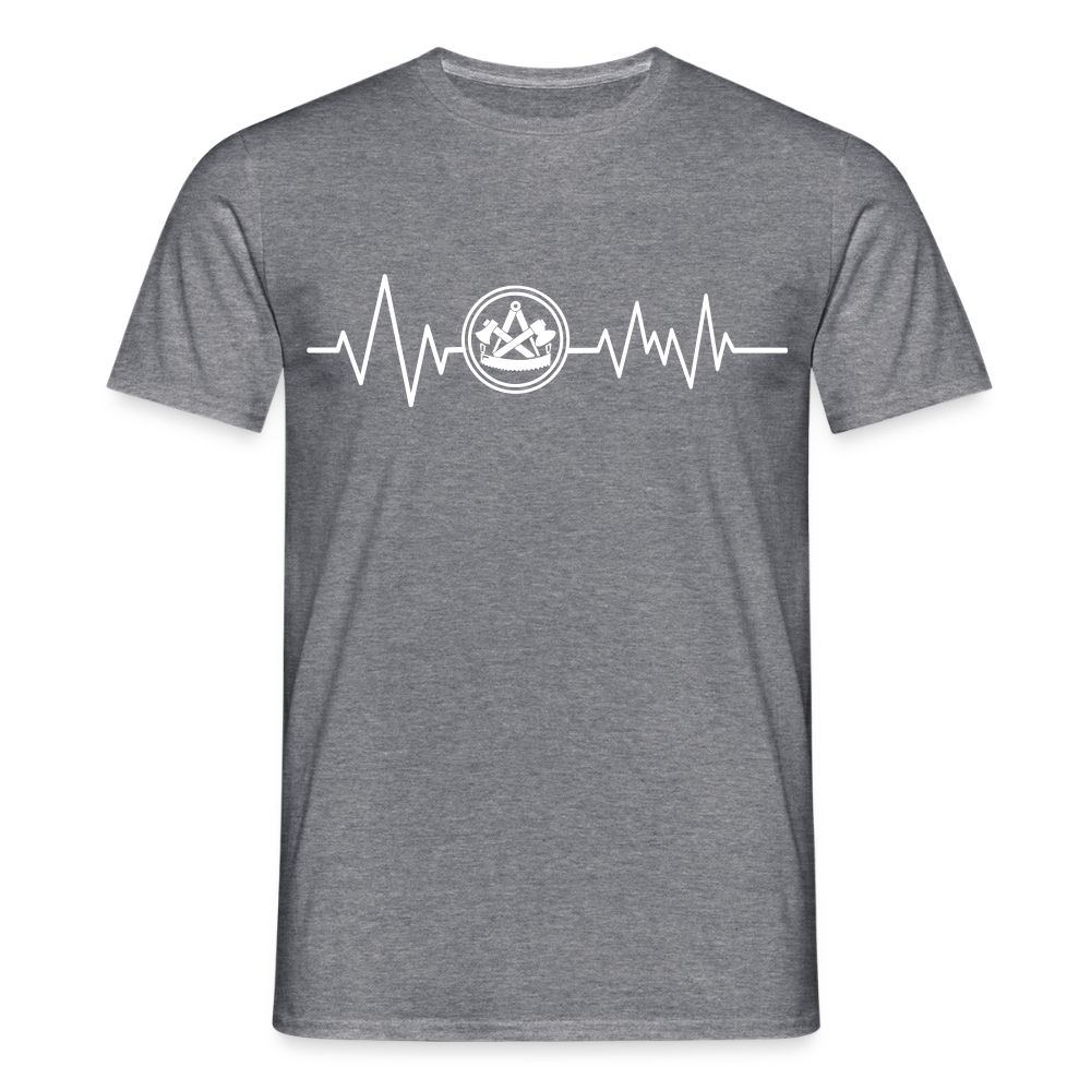 Unisex T-Shirt "Zimmermann" Graphit meliert Männer T-Shirt {{ color }}