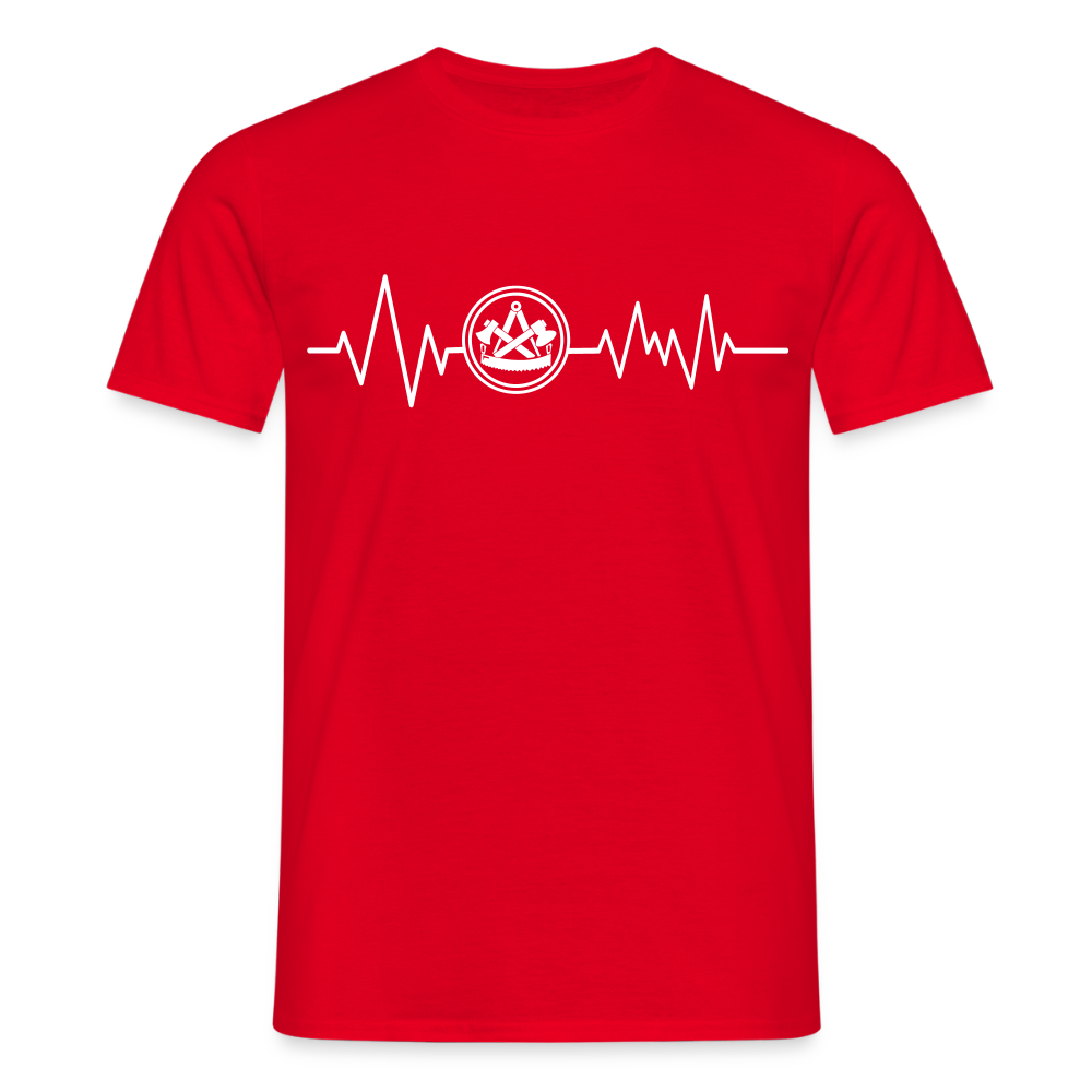 Unisex T-Shirt "Zimmermann" Rot Männer T-Shirt {{ color }}