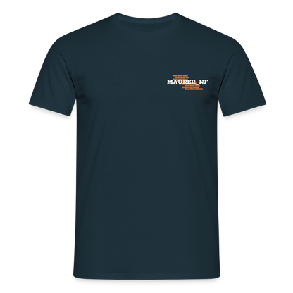 Maurer_NF T-Shirt Navy Männer T-Shirt {{ color }}
