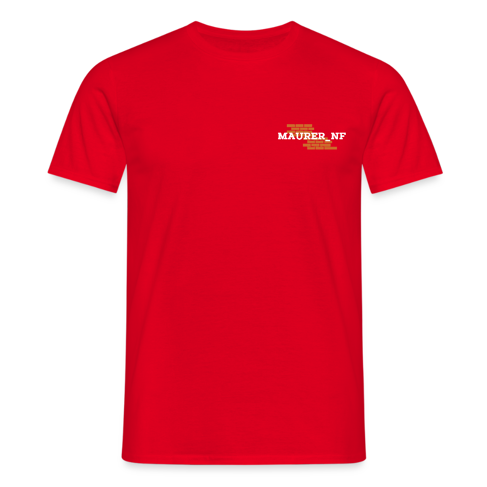 Maurer_NF T-Shirt Rot Männer T-Shirt {{ color }}