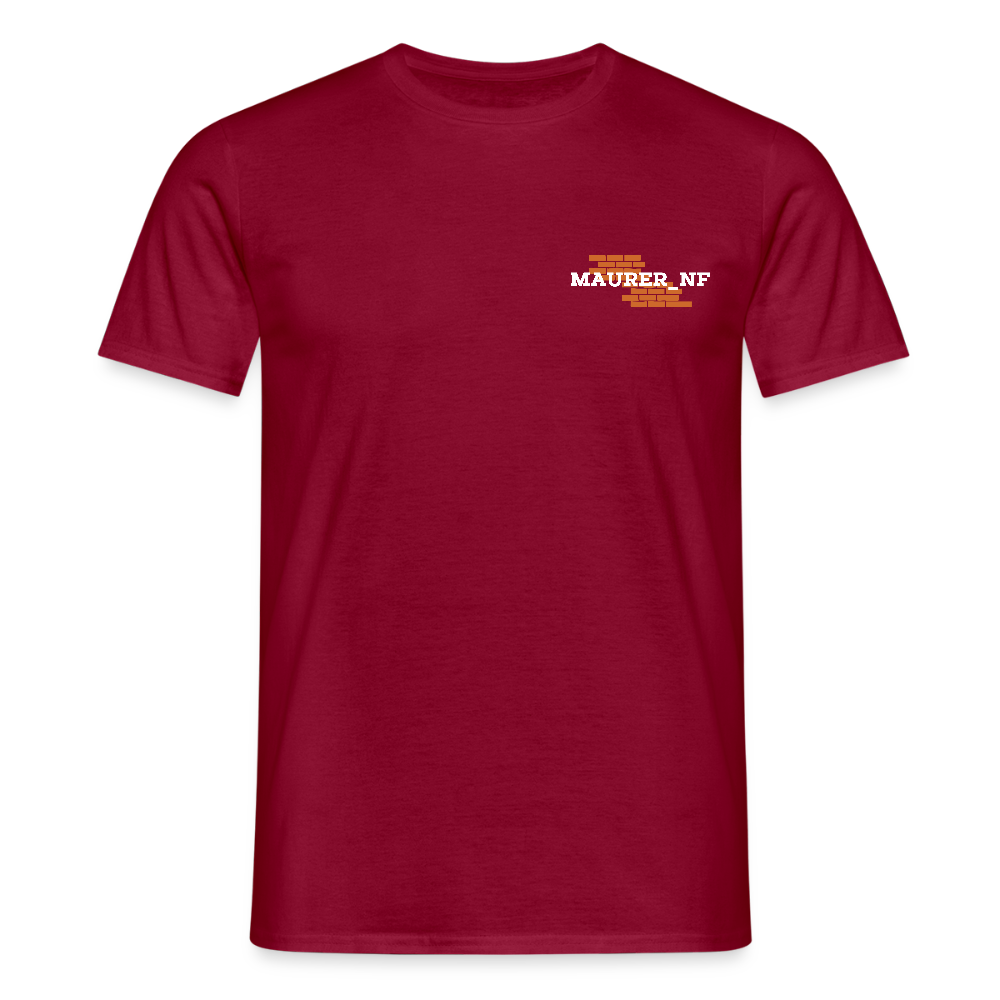 Maurer_NF T-Shirt Ziegelrot Männer T-Shirt {{ color }}