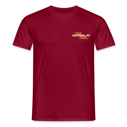 Maurer_NF T-Shirt Ziegelrot Männer T-Shirt {{ color }}