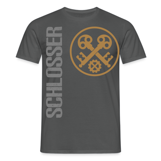 Unisex T-Shirt "Schlosser" Anthrazit Männer T-Shirt {{ color }}