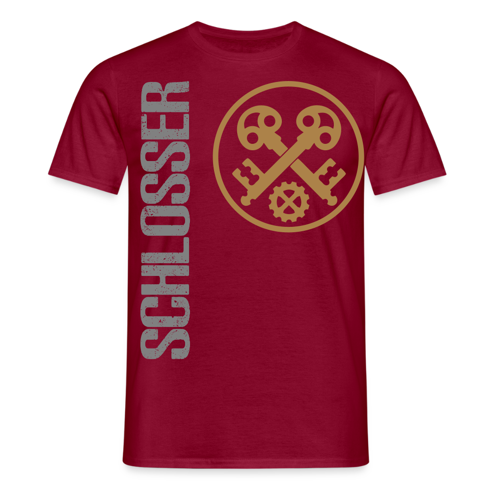 Unisex T-Shirt "Schlosser" Ziegelrot Männer T-Shirt {{ color }}