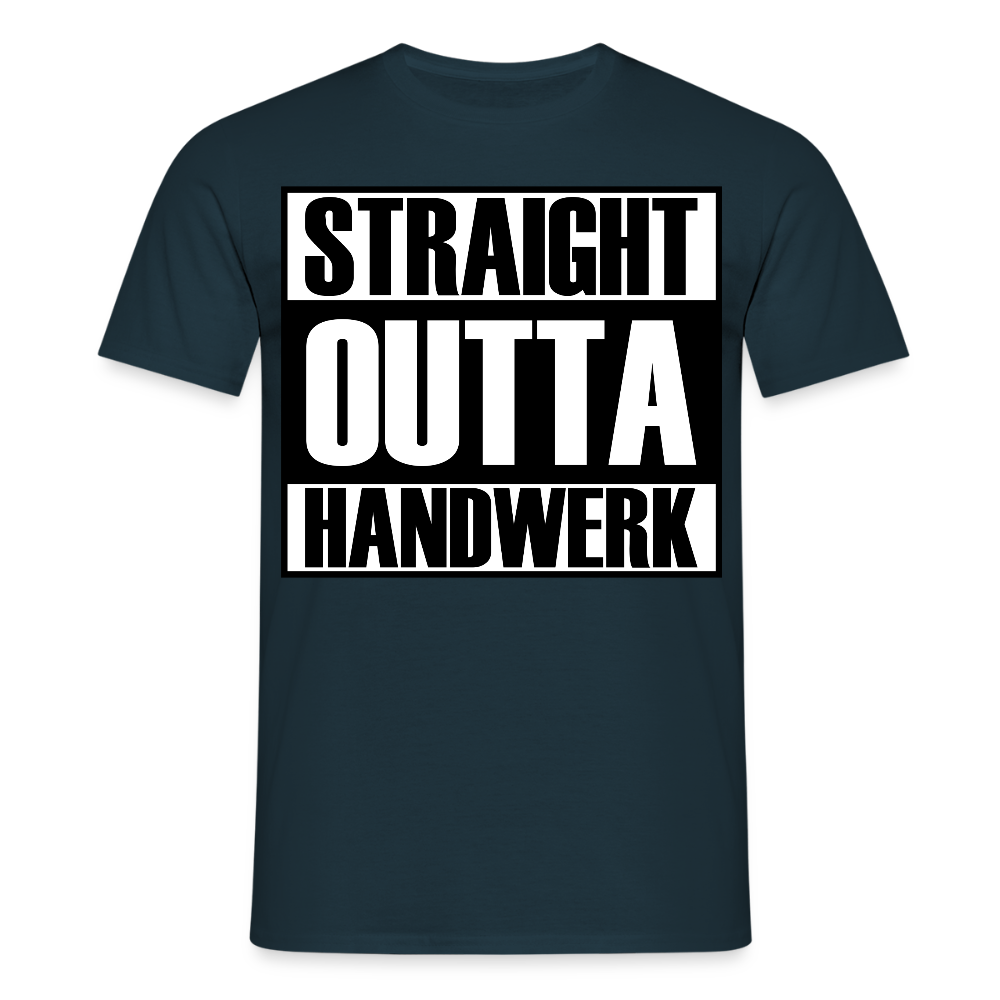 Unisex T-Shirt "Handwerk" Navy Männer T-Shirt {{ color }}