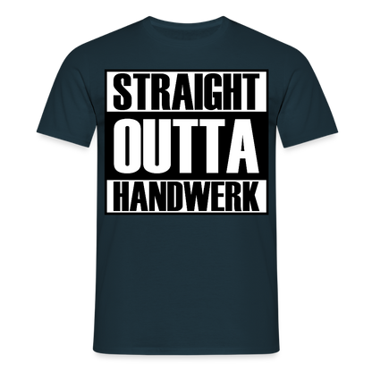 Unisex T-Shirt "Handwerk" Navy Männer T-Shirt {{ color }}