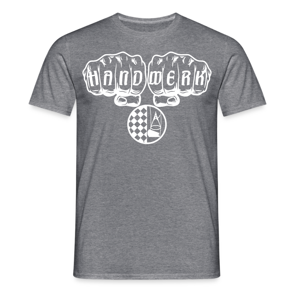 Unisex T-Shirt "Bodenleger" Graphit meliert Männer T-Shirt {{ color }}