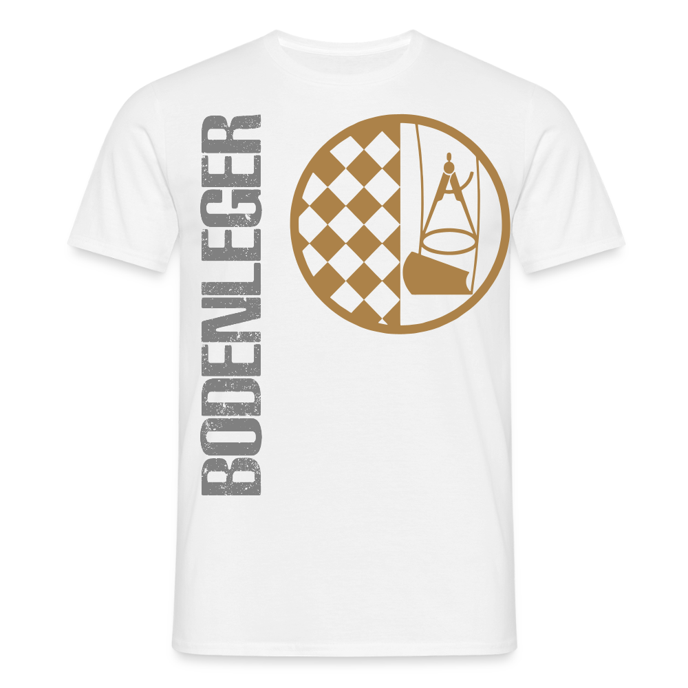 Unisex T-Shirt "Bodenleger" Weiß Männer T-Shirt {{ color }}