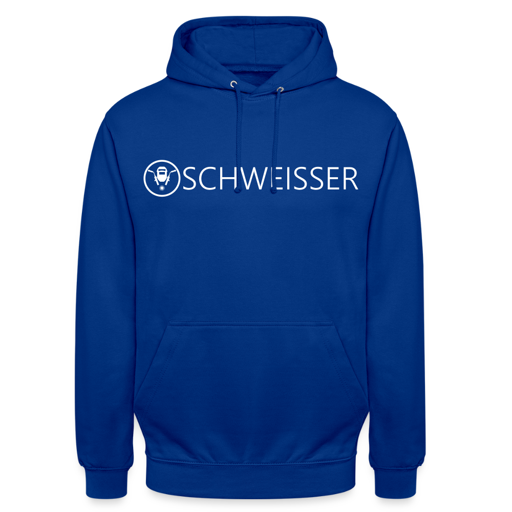 Unisex Hoodie "Schweisser" Royalblau Unisex Hoodie {{ color }}