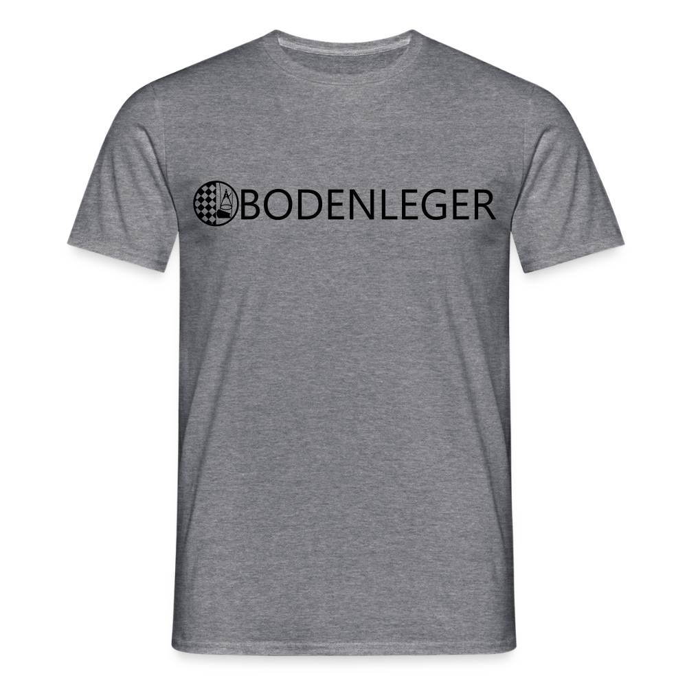 Unisex T-Shirt "Bodenleger" Graphit meliert Männer T-Shirt {{ color }}