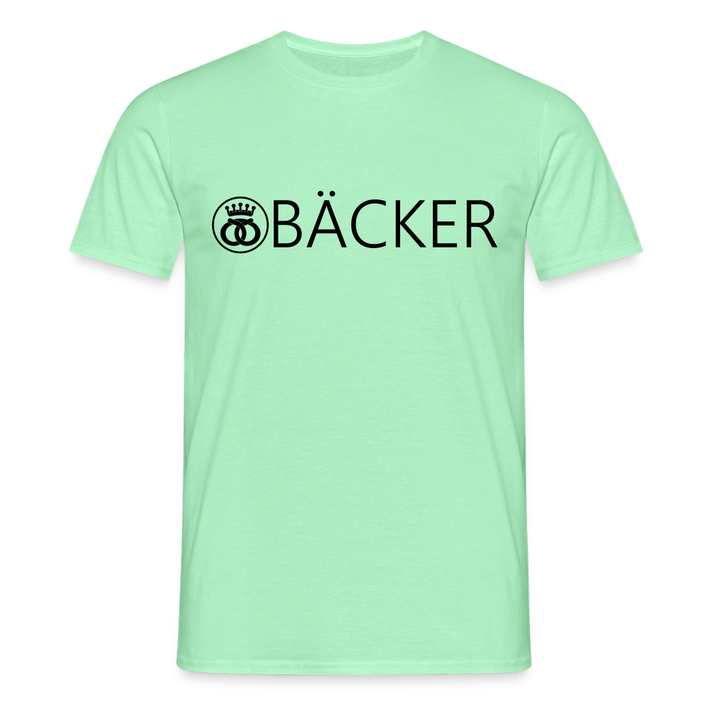 Unisex T-Shirt "Bäcker" Mintgrün Männer T-Shirt {{ color }}