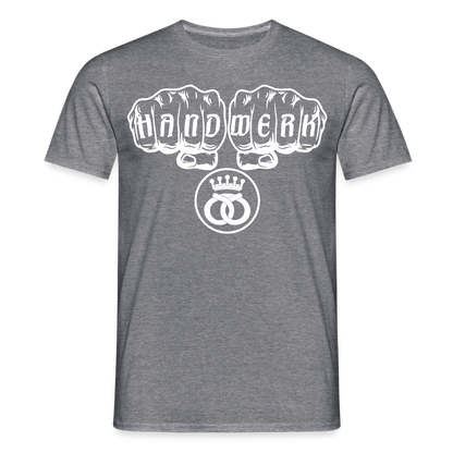 Unisex T-Shirt "Bäcker" Graphit meliert Männer T-Shirt {{ color }}