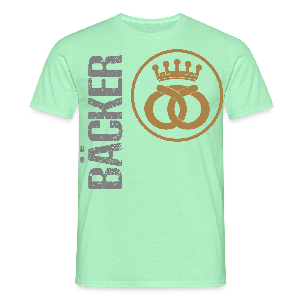 Unisex T-Shirt "Bäcker" Mintgrün Männer T-Shirt {{ color }}