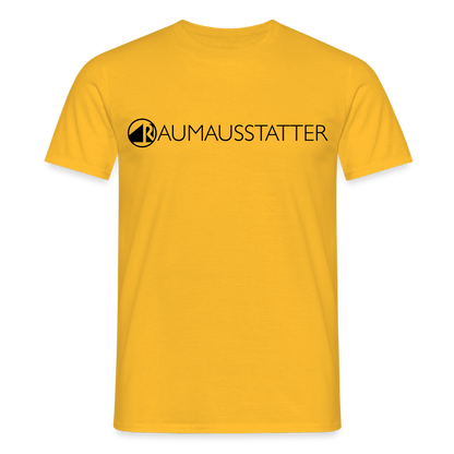 Uisex T-Shirt "Raumausstatter" Gelb Männer T-Shirt {{ color }}