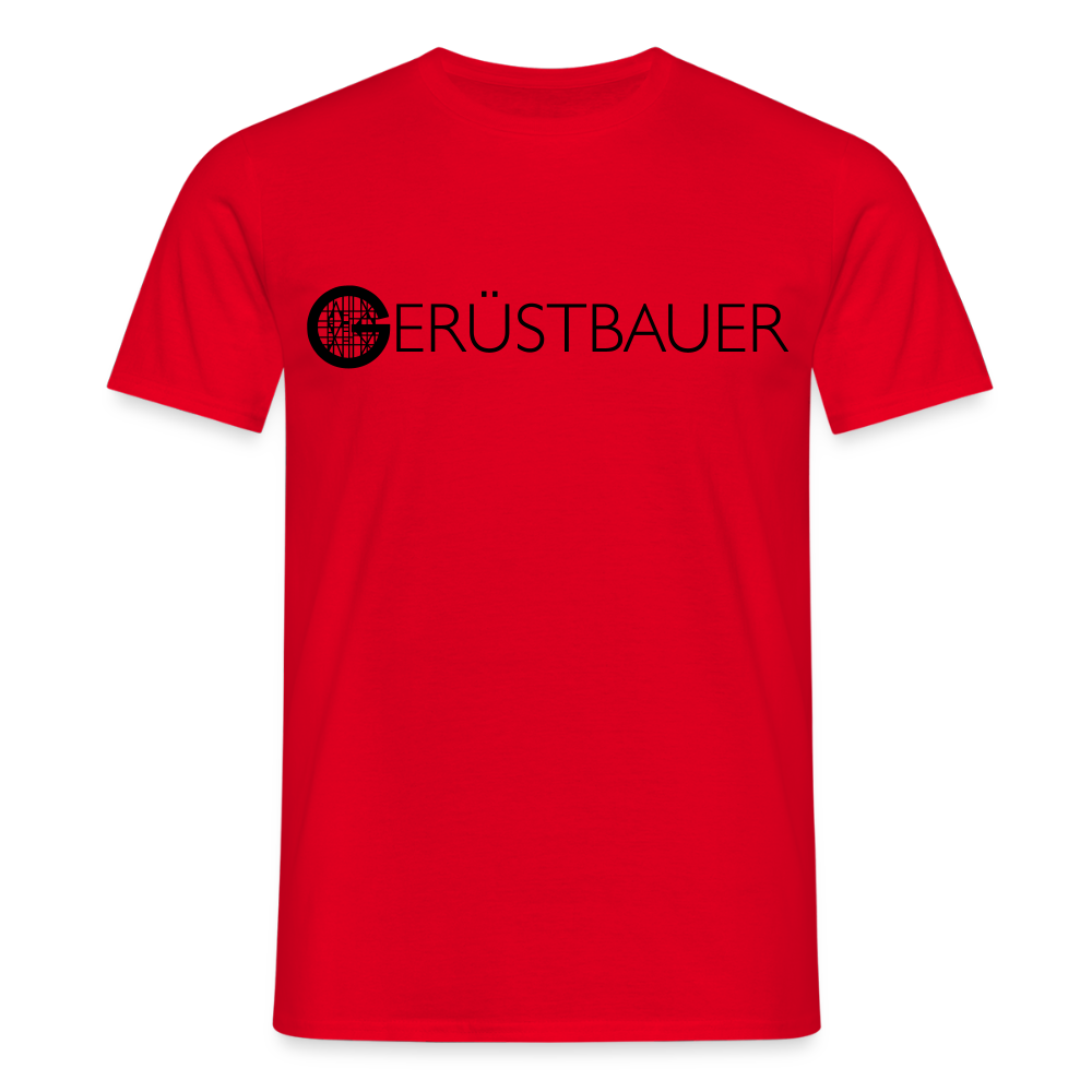 Unisex T-Shirt "Gerüstbauer" Rot Männer T-Shirt {{ color }}