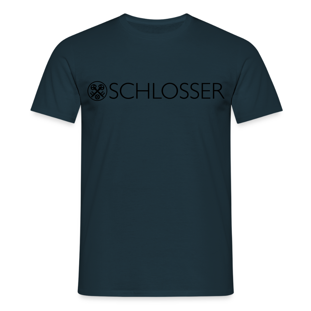 Unisex T-Shirt "Schlosser" Navy Männer T-Shirt {{ color }}