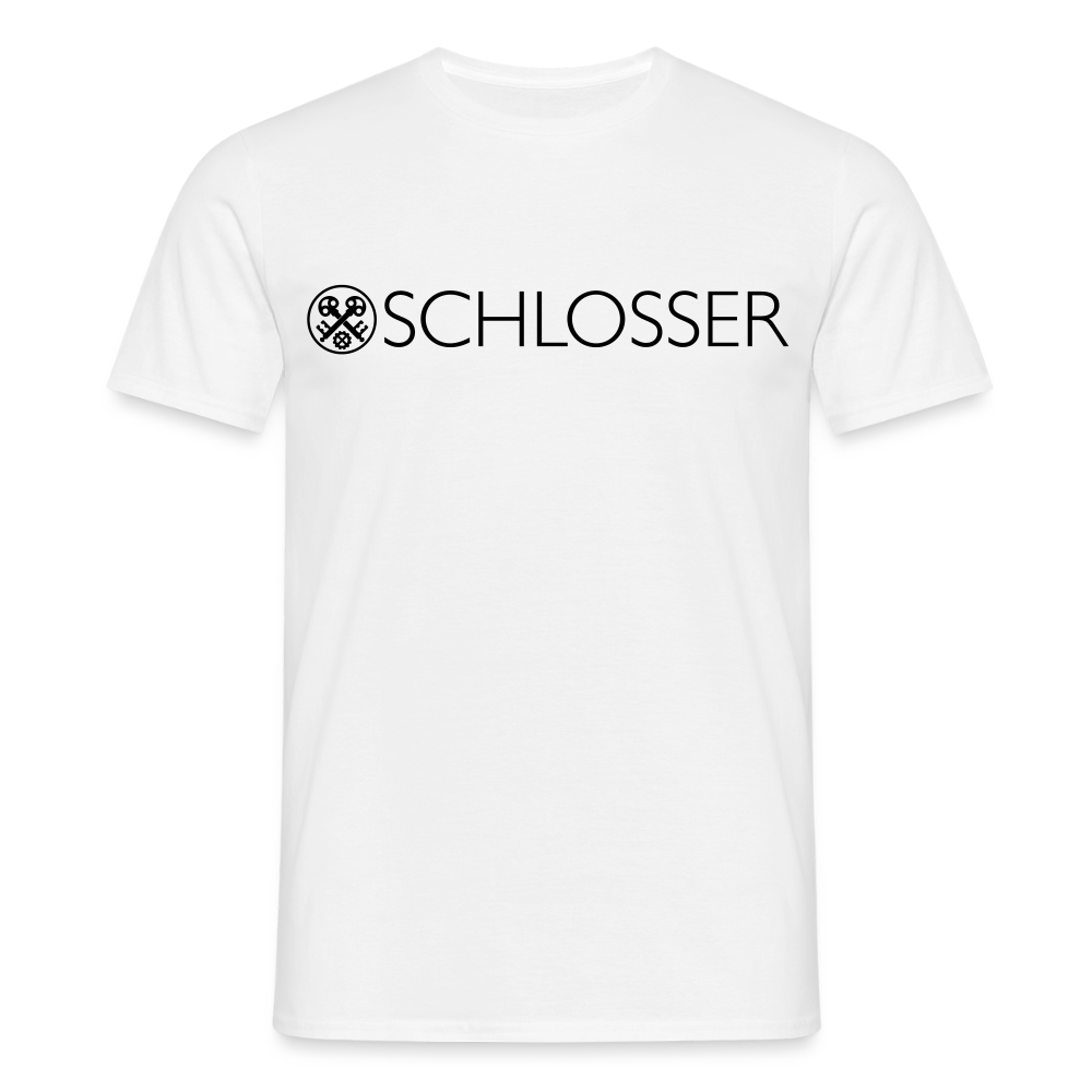 Unisex T-Shirt "Schlosser" Weiß Männer T-Shirt {{ color }}