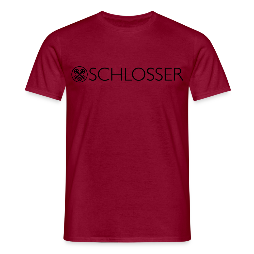 Unisex T-Shirt "Schlosser" Ziegelrot Männer T-Shirt {{ color }}