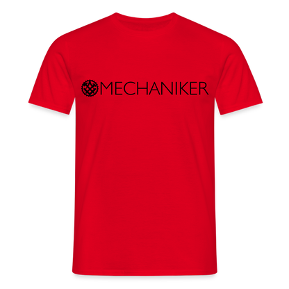 Unisex T-Shirt "Mechaniker" Rot Männer T-Shirt {{ color }}