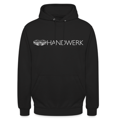 Unisex Hoodie "Handwerk" Schwarz Unisex Hoodie {{ color }}