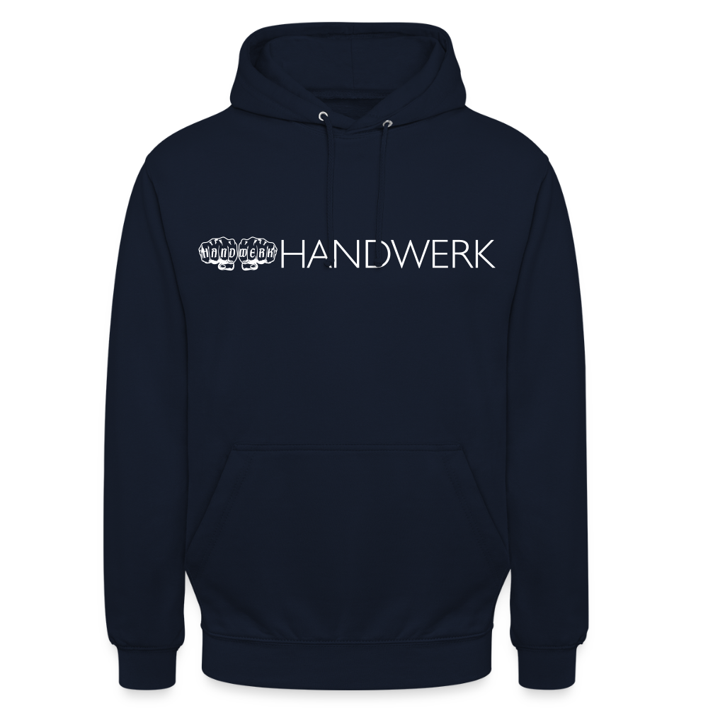 Unisex Hoodie "Handwerk" Navy Unisex Hoodie {{ color }}