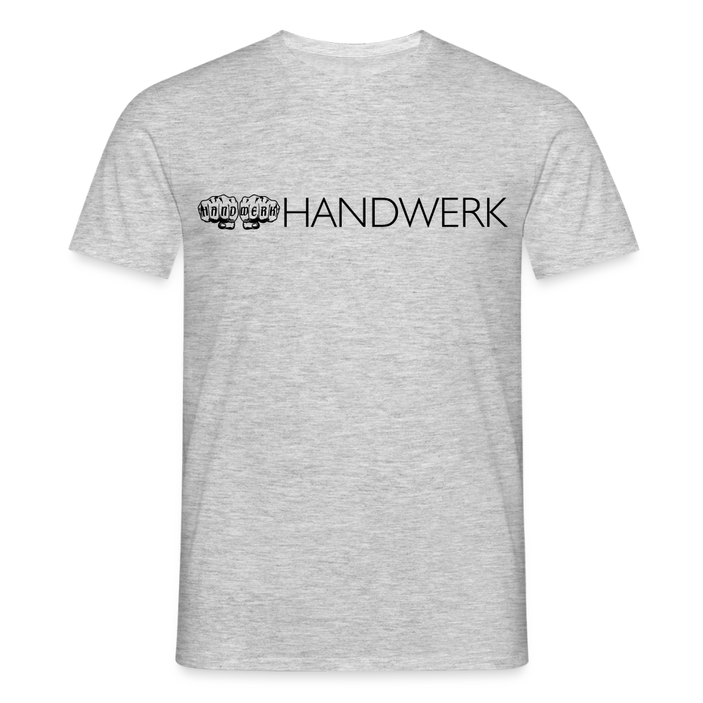Unisex T-Shirt "Handwerk" Grau meliert Männer T-Shirt {{ color }}