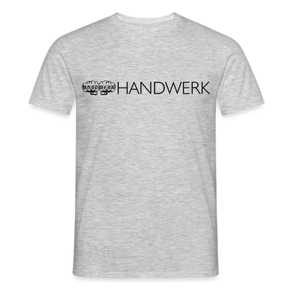 Unisex T-Shirt "Handwerk" Grau meliert Männer T-Shirt {{ color }}
