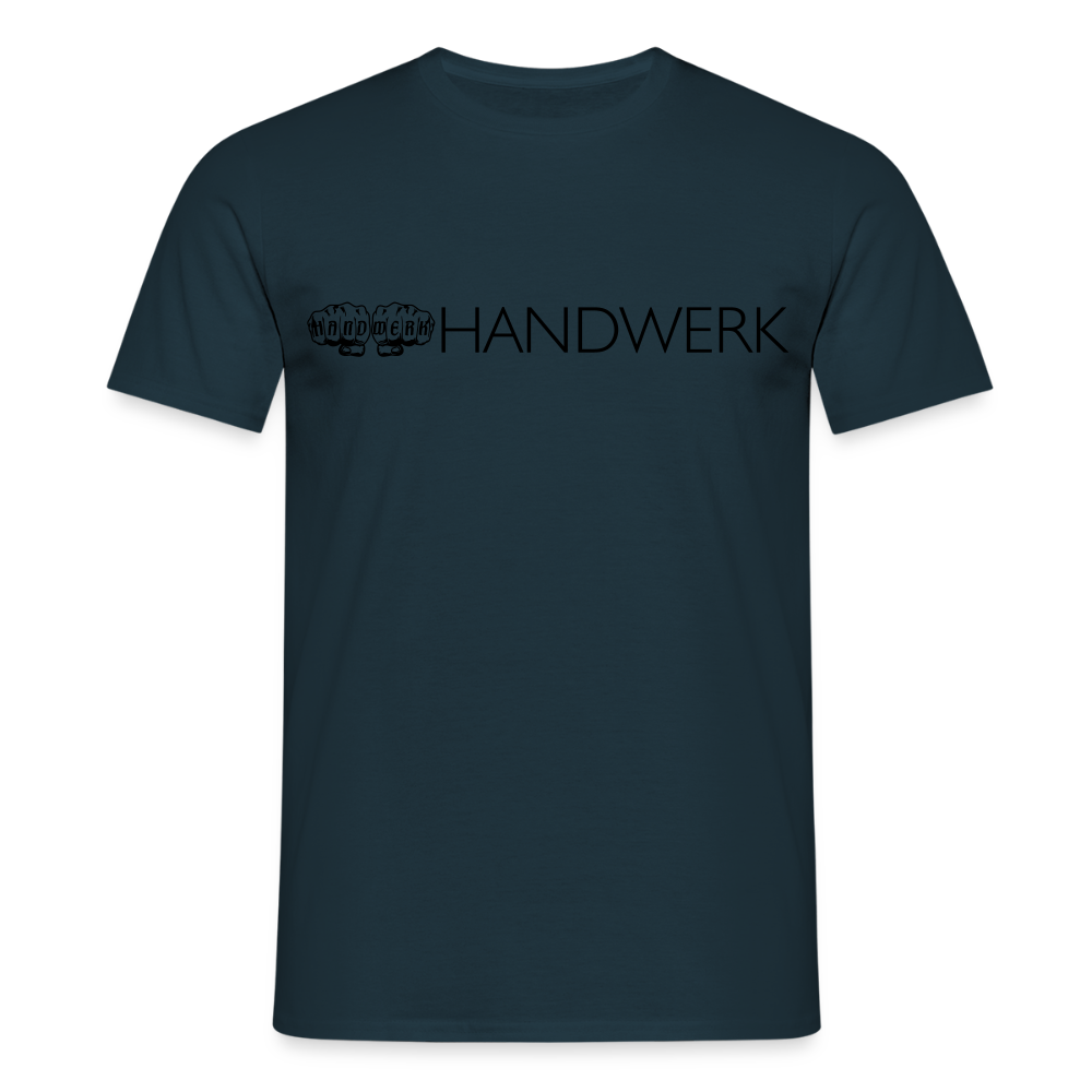 Unisex T-Shirt "Handwerk" Navy Männer T-Shirt {{ color }}