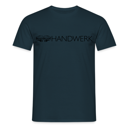 Unisex T-Shirt "Handwerk" Navy Männer T-Shirt {{ color }}