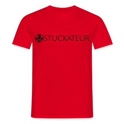 Unisex T-Shirt "Stuckateur" Rot Männer T-Shirt {{ color }}