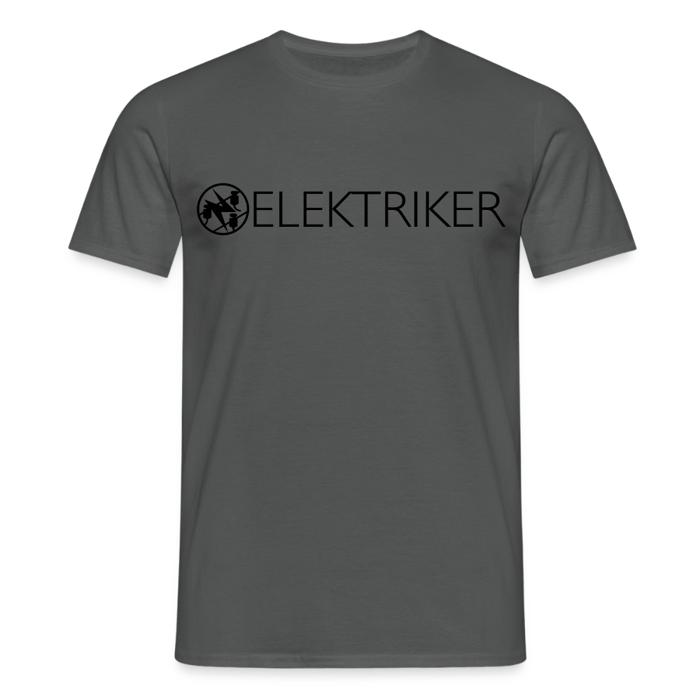 Unisex T-Shirt "Elektriker" Anthrazit Männer T-Shirt {{ color }}