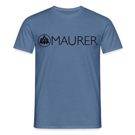 Unisex T-Shirt "Maurer" Taubenblau Männer T-Shirt {{ color }}