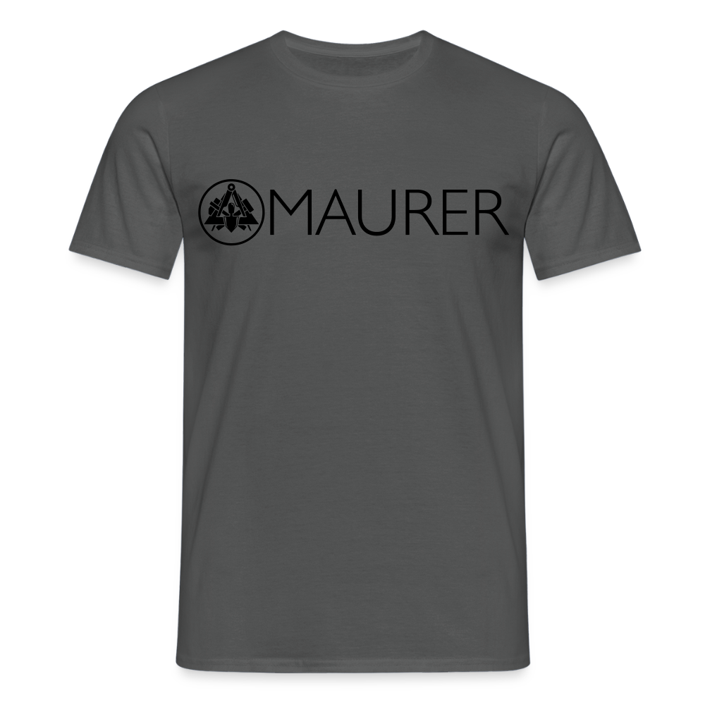 Unisex T-Shirt "Maurer" Anthrazit Männer T-Shirt {{ color }}