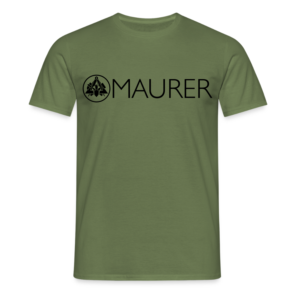 Unisex T-Shirt "Maurer" Militärgrün Männer T-Shirt {{ color }}