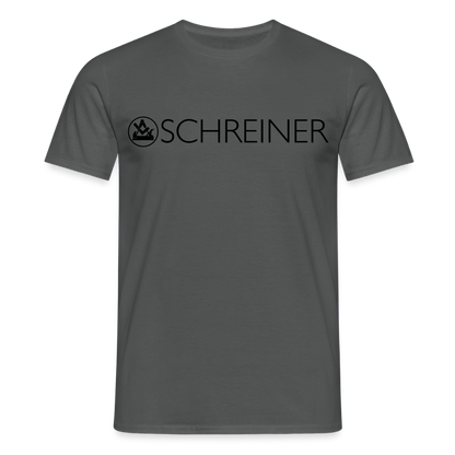 Unisex T-Shirt "Schreiner" Anthrazit Männer T-Shirt {{ color }}