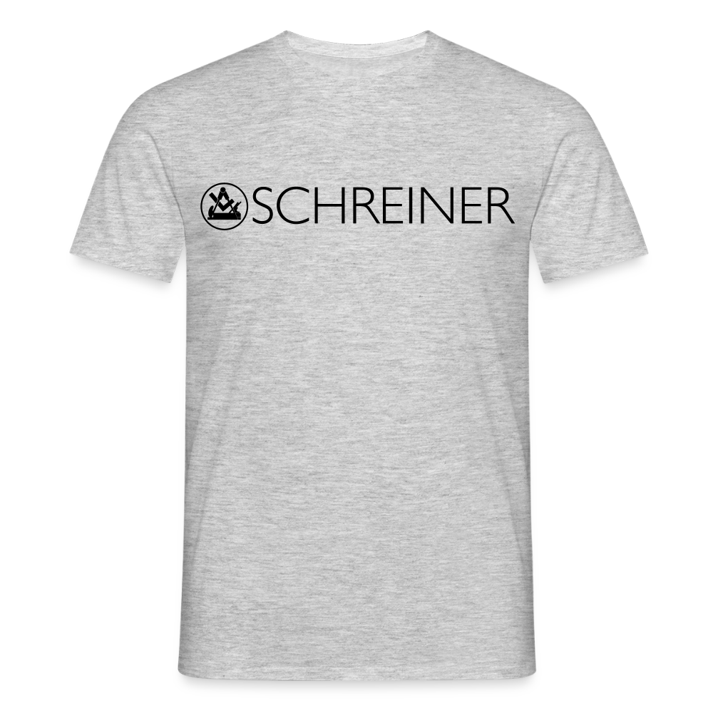Unisex T-Shirt "Schreiner" Grau meliert Männer T-Shirt {{ color }}