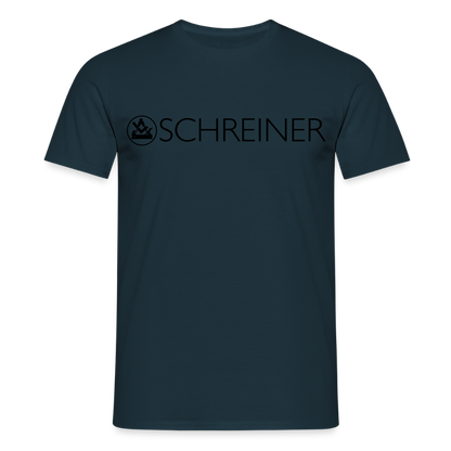 Unisex T-Shirt "Schreiner" Navy Männer T-Shirt {{ color }}
