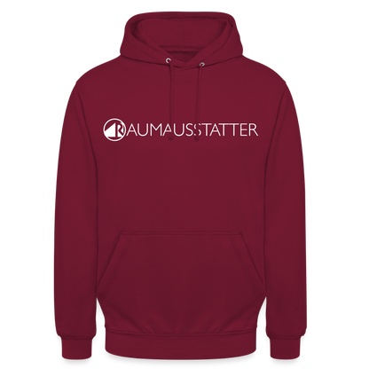 Unisex Hoodie "Raumausstatter" Bordeaux Unisex Hoodie {{ color }}